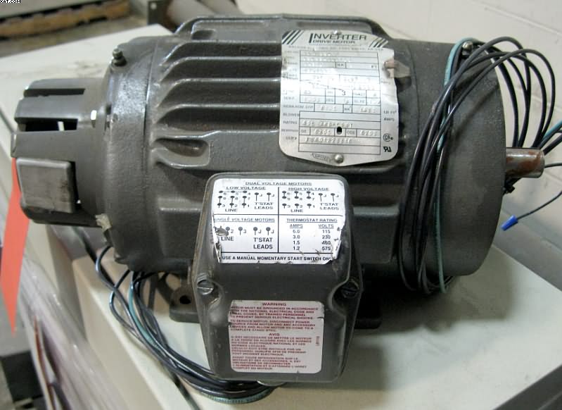 BALDOR Inverter Drive Motor, 1 hp AC,